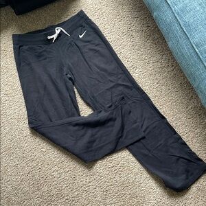 Nike Black Joggers with White Logo